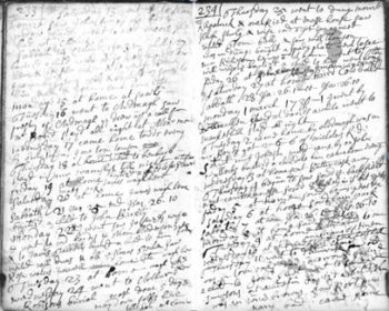 John Kennedy Diary Page
