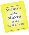 RCB_Archive_of_the_Month